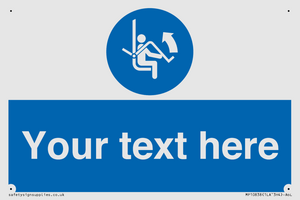 Custom Mandatory: Open safety bar of chairlift